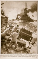 Minden gyúlékony fényűző fedélzetre dobása, amikor egy csatahajó akcióra kész, 1914-1919