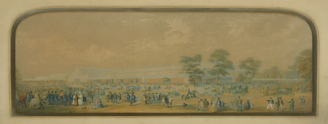 Kilátás a Kristálypalotára, 1851
