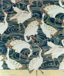 Tapétatervezés, a Silver Studio által, 1890 körül