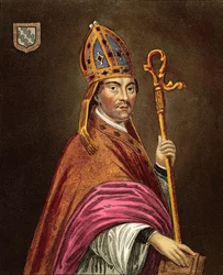 Walter Stapledon (1261-1326), a Bodleian Galériában készült festménye után