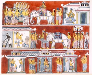 Wessantara Rajah, I. rész, a The History and Doctrine of Buddhism by Edward Upham, 1829 (lásd még: 414242)