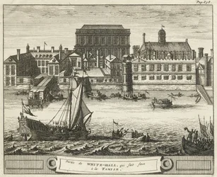 Whitehall, Westminster, London, Egyesült Királyság (metszet)