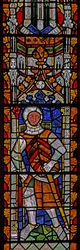 William Lord de la Zouche-t ábrázoló s4 ablak