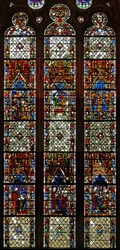 Ablak w38, amely a Penance Window-t ábrázolja