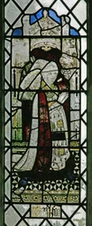 Elizabeth Fray Waldegrave-et ábrázoló w5 ablak