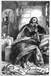 ichard III (Harmadik Richárd élete és halála) – Illusztráció a „” Completes de William Shakespeare”-ben”” 1866 – A kiadás illusztrációi és általános formája Cassell illusztrált Shakespeare-jéből származik, amely Londonban jelent meg.