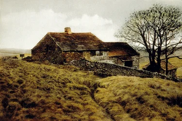 Ház a lápon Haworth közelében, Yorkshire