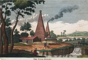 Tyle-kemencék, 1780-1830 (kézzel színezett rézkarc)