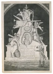 Pater Patriae, c. 1800 (csúcsos és vonalas gravírozás maratással szőtt papírra)