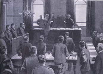 Árulási per Bloemfonteinben, a Pretoria után: A gerillaháborúból, amelyet a Harmsworth Bros Limited adott ki, 1901