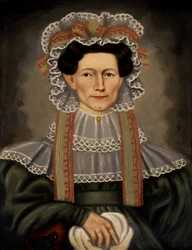 Lady of Squire Williams House, kb. 1829.