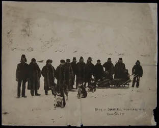 Canadian Bank of Commerce New Years Party, Dawson, Y.T., photographer, Hegg & Co., undated (b/w photo)