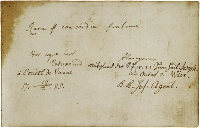 Album egy szabadkőműves számára (Johann Georg Kronauer)