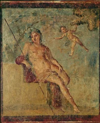 Ganymedes. Pompeji falfestmény, Olaszország