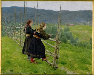 A síkságon. 1883 (festmény, vászon)