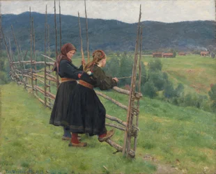 Kilátás a Gvarvból a Telemarkban