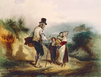 Parancsikon, Ernest Grenier akvarellje, Victor Hugo (1802-1885) Nyomorultak című könyvéhez