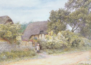 A Gloucestershire Cottage (akvarell, papír)