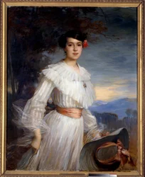 Madeleine Reclus portréja. Ernest Bordes festménye (1852-1914)