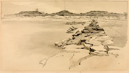 Fort Moultrie a régi Sullivan erőd helyén