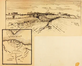 A brit sáncok jelenlegi kinézete, Yorktown