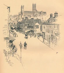 "High Street, Lincoln", 1899