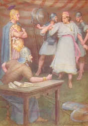 „Jugurtha fegyvertelenül érkezett apósa sátrához”, c1912 1912
