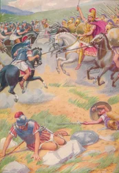 Pyrrhus páncélja gazdagabb és szebb volt, mint katonáié, c1912 1912