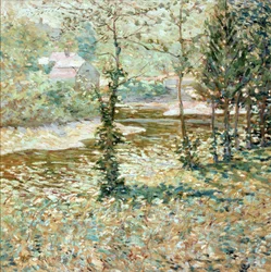 Vidéki jelenet, tél, 1910