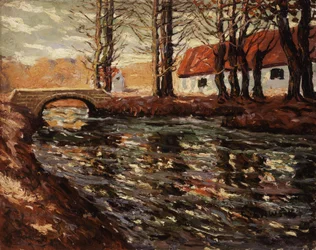 Folyói táj, 1920 körül