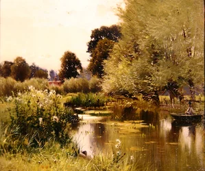 On the Pang, 1900 körül (olaj, vászon)