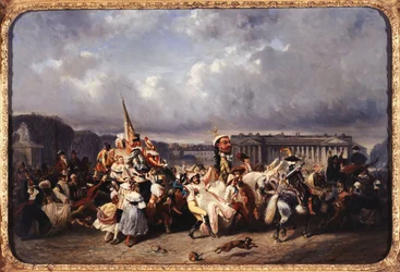 Carnaval place de la Concorde, a mai 8. kerület, 1840 és 1845 között (olaj, vászon)
