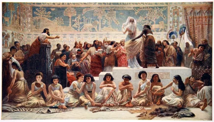 "A babiloni házassági piac", 1915.
