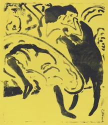 Táncoló pár, 1909.
