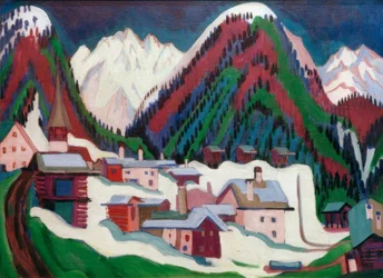 Monstein falu Davos közelében