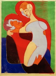 E. L. Kirchner, szerelmespár (a Hembuss család)