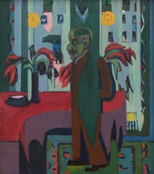 Max Liebermann műtermében, 1926-1928.