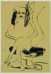 Sitzende Marzella
