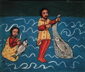 Két halász (vellum)