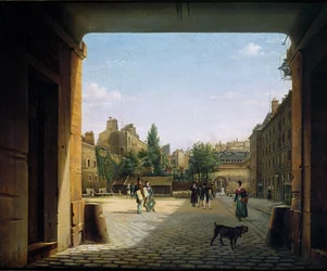 Az Institut de France udvara, 1825-62