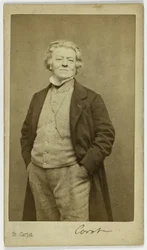 Jean-Baptiste Camille Corot (1796-1875) festő portréja