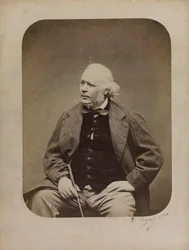 Honoré Daumier portréja 1808-1879, 1864.