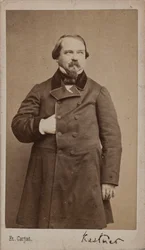 Jean-Georges Kastner zeneszerző portréja 1810-1867, 1867.
