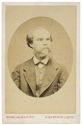 Paul Verlaine költő portréja 1844-1896, c. 1870
