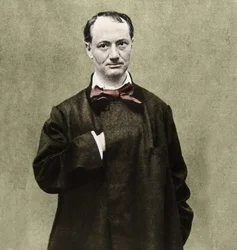 Charles Baudelaire (1821-1867) költő portréja.