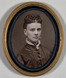 Névtelen női portré, 1879.