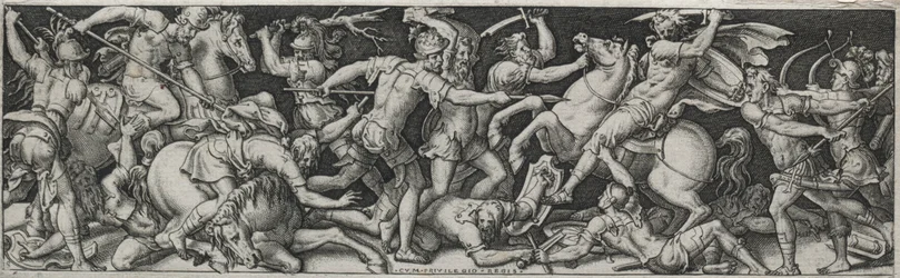 Harcok és diadalok, valószínűleg 1560-as évek.