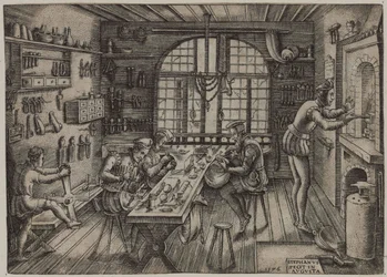 Ötvösműhely, 1576.