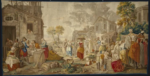 A szabadtéri piac, a Falusi Fesztiválokból, 1775-89