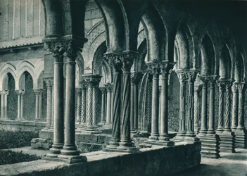 A bencés kolostor kolostorai, Monreale, Szicília, Olaszország, 1927
